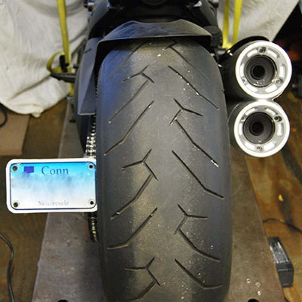 New Rage Cycles 10-19 Ducati Diavel 2 Position Fender Eliminator Kit Bracket -Side Mount — DVL-FEB