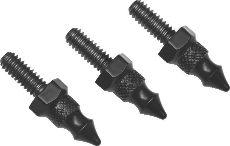 Kuryakyn Windshield Mount Spikes 1/4-20X5/8in 96-13 FLH Touring Black
