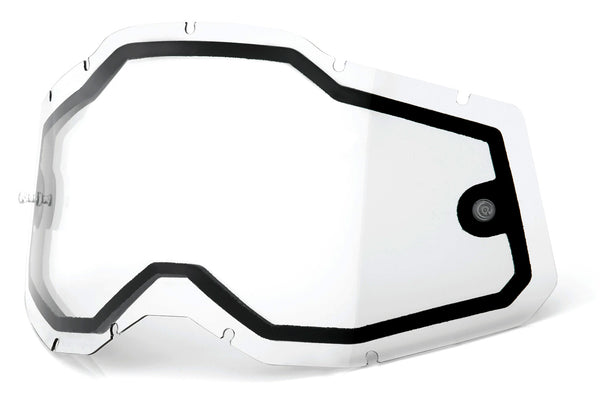 100% Racecraft 2 / Accuri 2 / Strata 2 Replacement Dual Pane Lens
