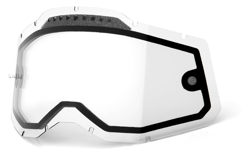 100% Racecraft 2 / Accuri 2 / Strata 2 Replacement Dual Pane Vented Lens