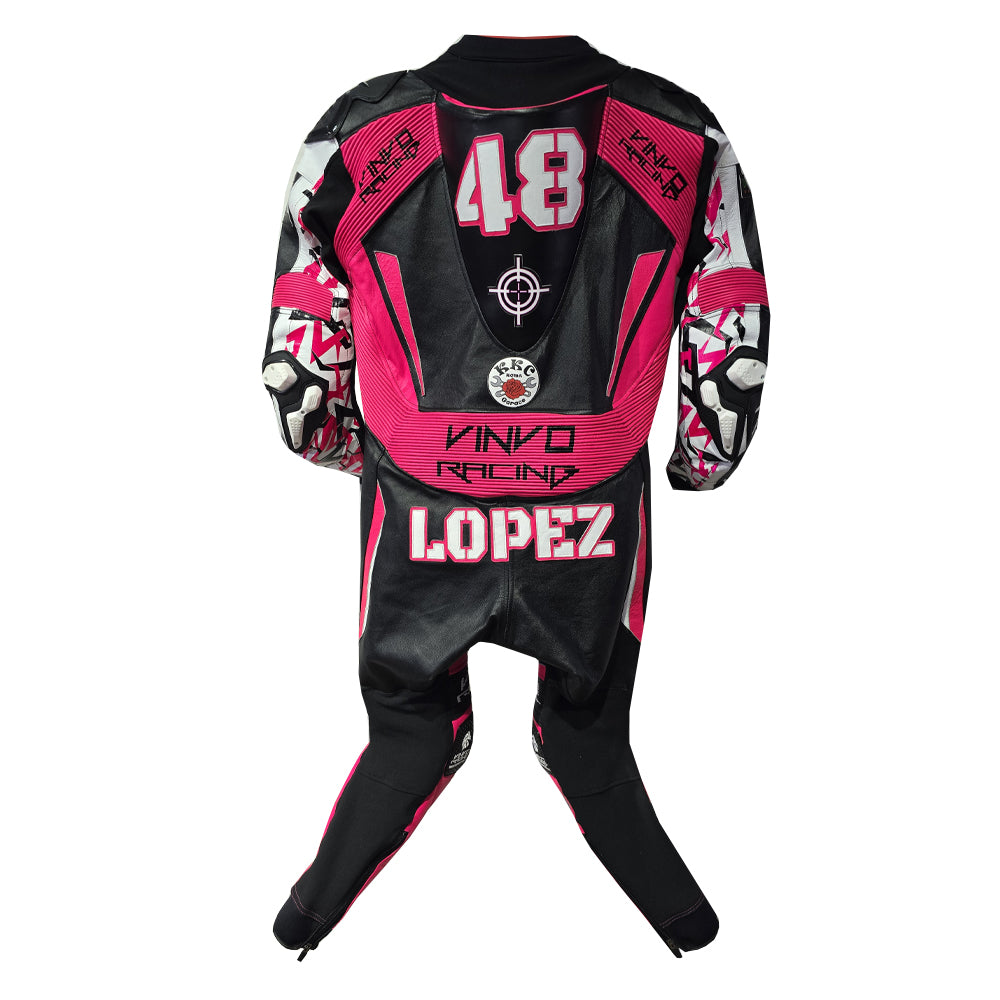Custom Kangaroo Leather Race Suit