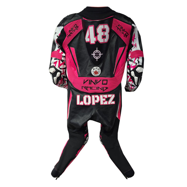 Custom Kangaroo Leather Race Suit