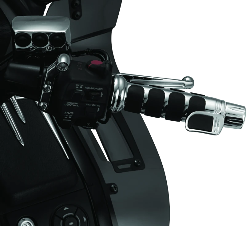 Kuryakyn Contoured ISO Throttle Boss Left Side Chrome