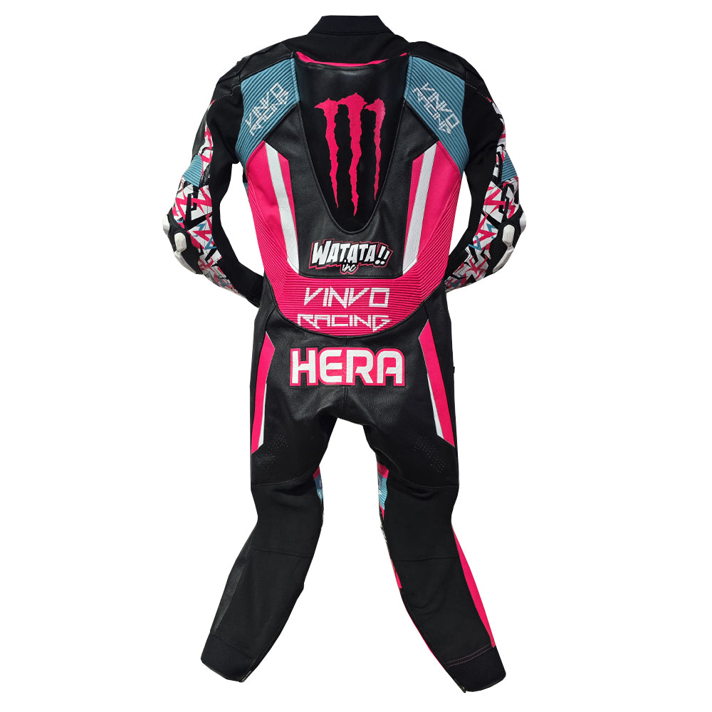 Custom Cowhide Leather Race Suit