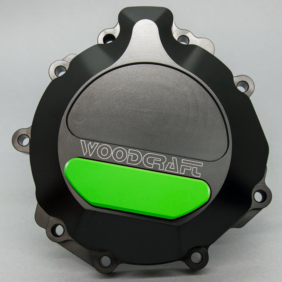 Woodcraft Kawasaki ZX6R/ZX636 LHS Stator Cover w/ Skid Plate