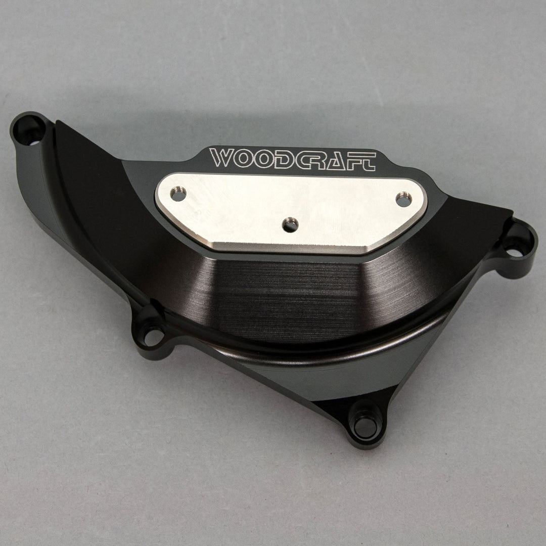 Woodcraft Yamaha R3 LHS Stator Cover Protector w/ Skid Plate