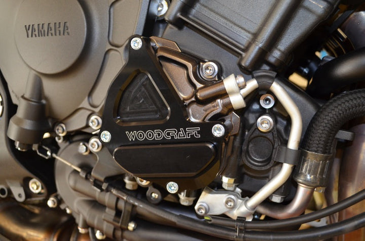 Woodcraft Yamaha R1, Fz10, MT10 RHS Ignition Trigger Cover Protector w/ Skid Pad