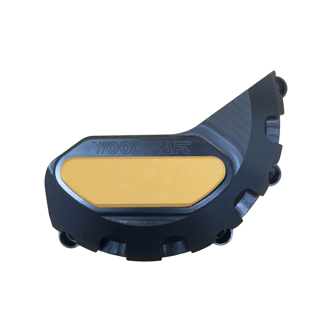Woodcraft Triumph Daytona 675, Street Triple, Moto2 LHS UHMW Stator Cover Protector w/ Skid Pad