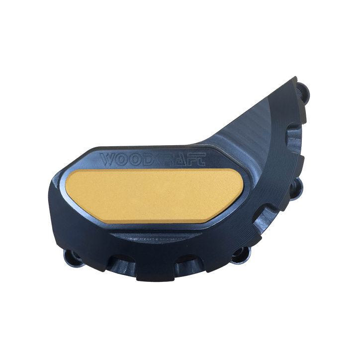 Woodcraft Triumph Daytona 675, Street Triple, Moto2 LHS UHMW Stator Cover Protector w/ Skid Pad