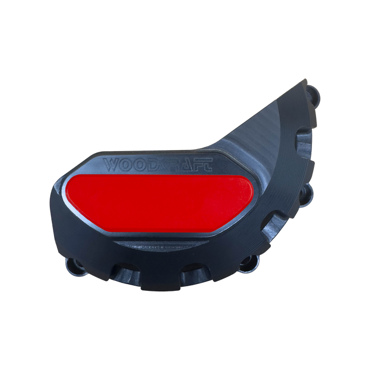 Woodcraft Triumph Daytona 675, Street Triple, Moto2 LHS UHMW Stator Cover Protector w/ Skid Pad
