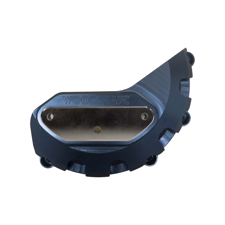 Woodcraft Triumph Daytona 675, Street Triple, Moto2 LHS UHMW Stator Cover Protector w/ Skid Pad