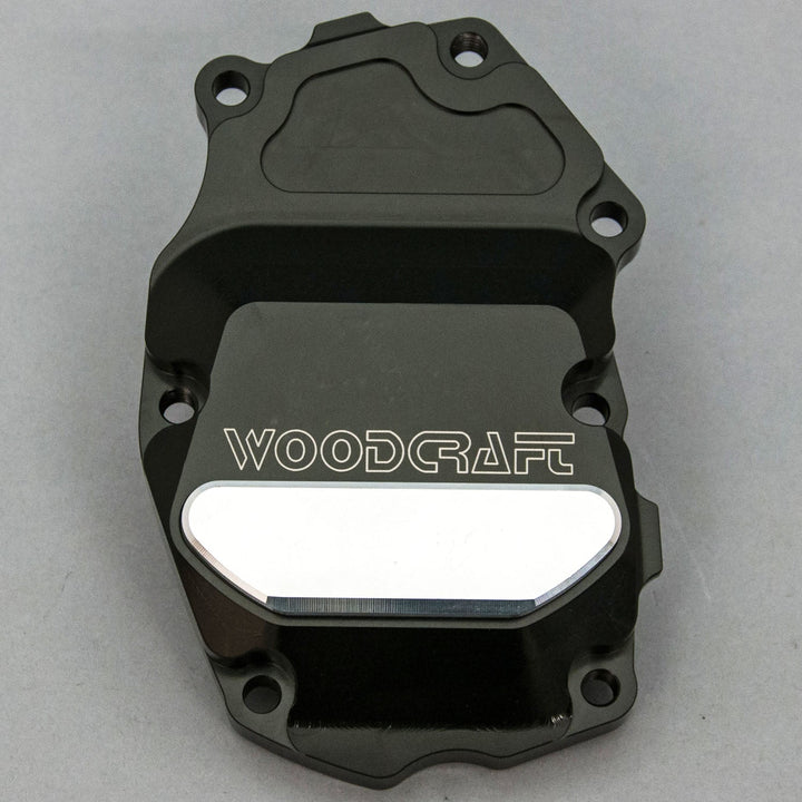 Woodcraft Triumph Daytona 675, Street Triple, Moto2 RHS Crank/Ignition Trigger Cover w/ Skid Pad