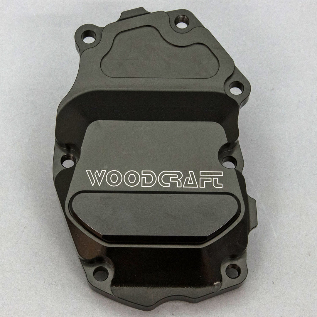 Woodcraft Triumph Daytona 675, Street Triple, Moto2 RHS Crank/Ignition Trigger Cover w/ Skid Pad