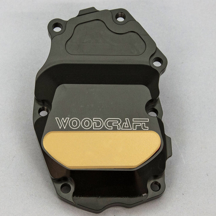 Woodcraft Triumph Daytona 675, Street Triple, Moto2 RHS Crank/Ignition Trigger Cover w/ Skid Pad