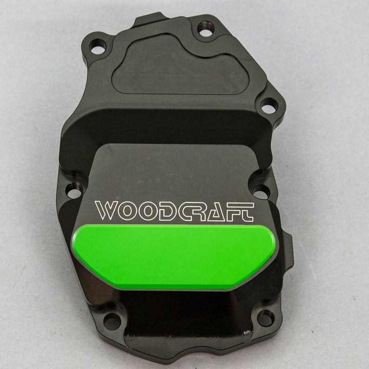 Woodcraft Triumph Daytona 675, Street Triple, Moto2 RHS Crank/Ignition Trigger Cover w/ Skid Pad