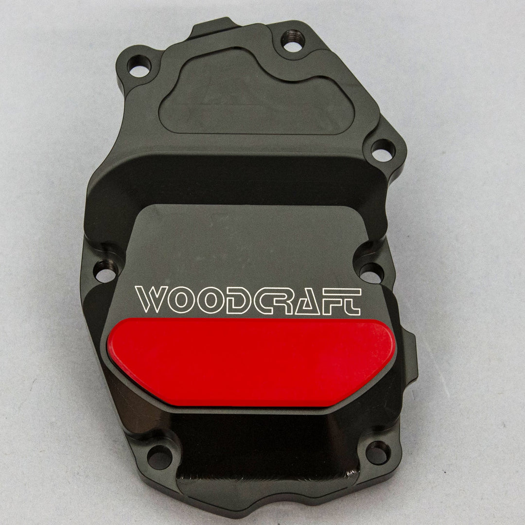 Woodcraft Triumph Daytona 675, Street Triple, Moto2 RHS Crank/Ignition Trigger Cover w/ Skid Pad