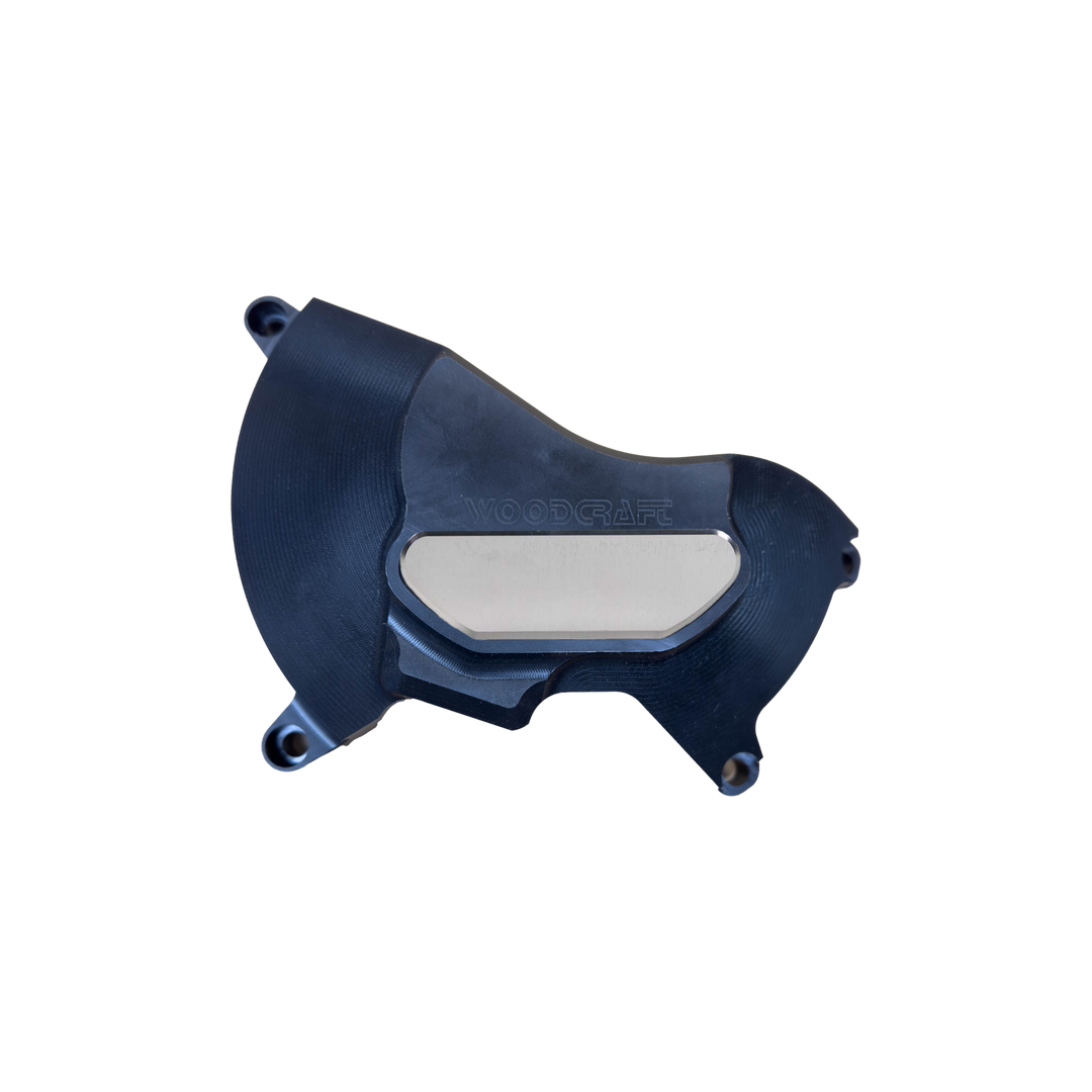 Woodcraft Triumph Daytona 675/Street Triple RHS UHMW Clutch Cover Protector w/ Skid Pad
