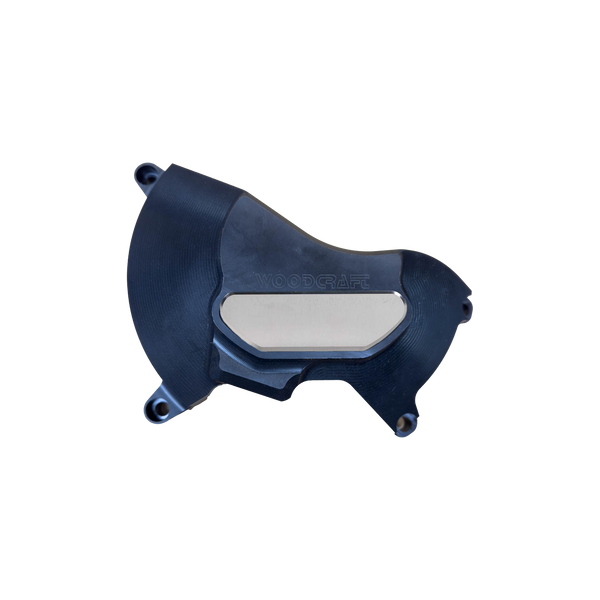 Woodcraft Triumph Daytona 675/Street Triple RHS UHMW Clutch Cover Protector w/ Skid Pad
