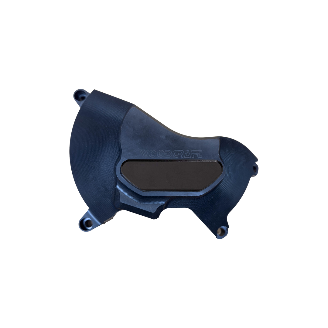 Woodcraft Triumph Daytona 675/Street Triple RHS UHMW Clutch Cover Protector w/ Skid Pad
