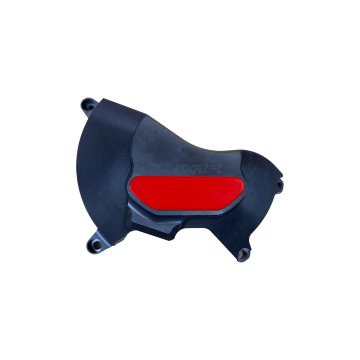Woodcraft Triumph Daytona 675/Street Triple RHS UHMW Clutch Cover Protector w/ Skid Pad