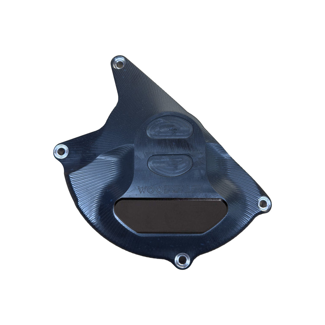 Woodcraft Aprilia RS457 LHS Stator Cover Protector UHMW Plastic w/ Skid Plate