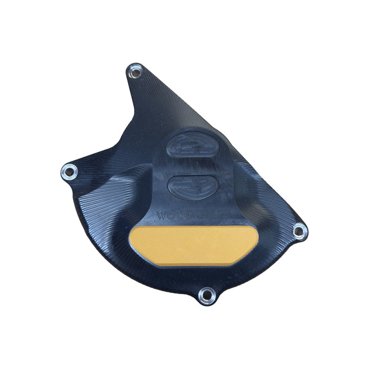 Woodcraft Aprilia RS457 LHS Stator Cover Protector UHMW Plastic w/ Skid Plate