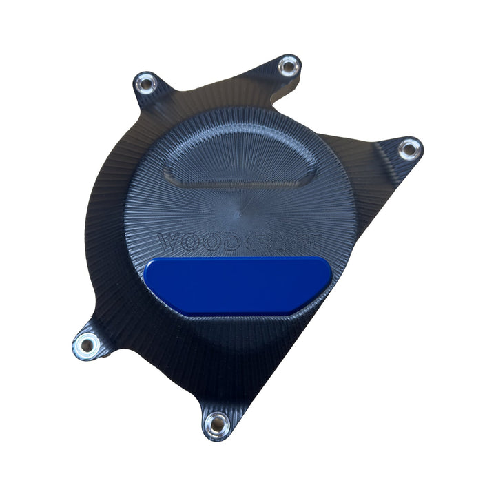 Woodcraft Aprilia RS457 RHS Clutch Cover Protector UHMW Plastic w/ Skid Plate