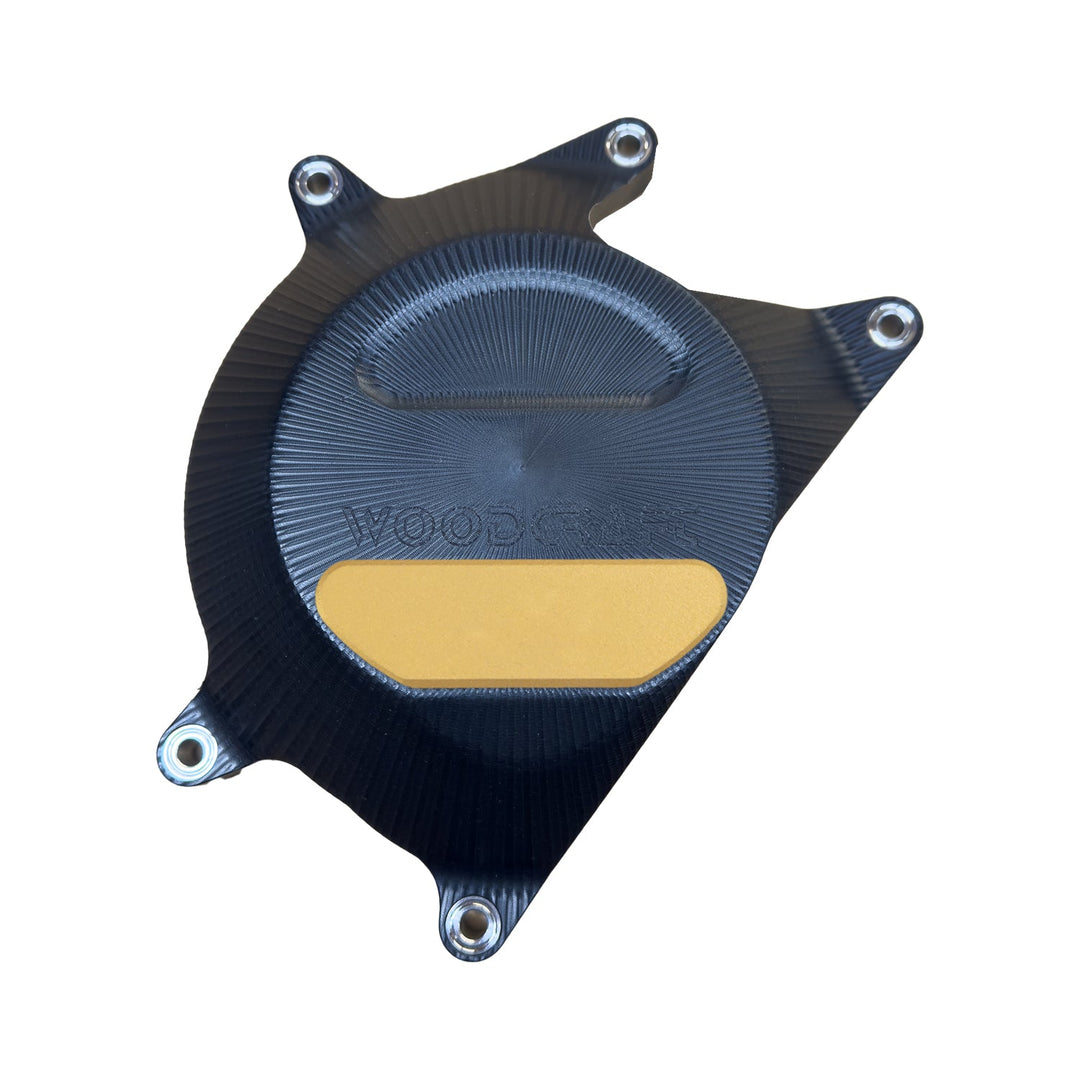 Woodcraft Aprilia RS457 RHS Clutch Cover Protector UHMW Plastic w/ Skid Plate