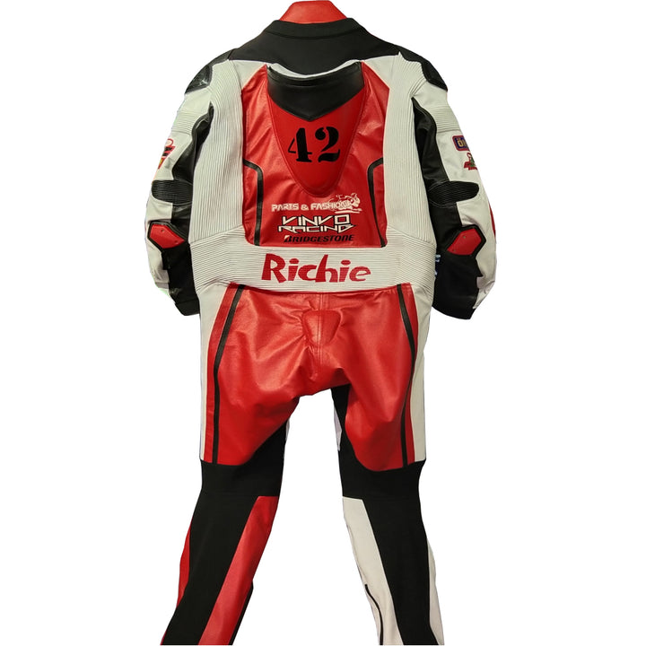 Custom Kangaroo Leather Race Suit