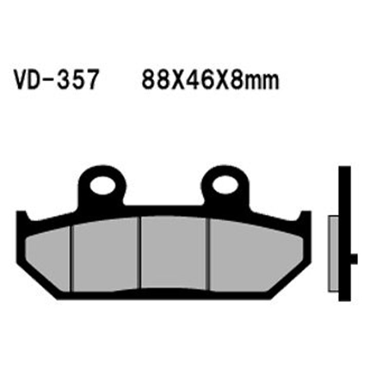 Vesrah Semi-Metallic Brake Pads — VD-357