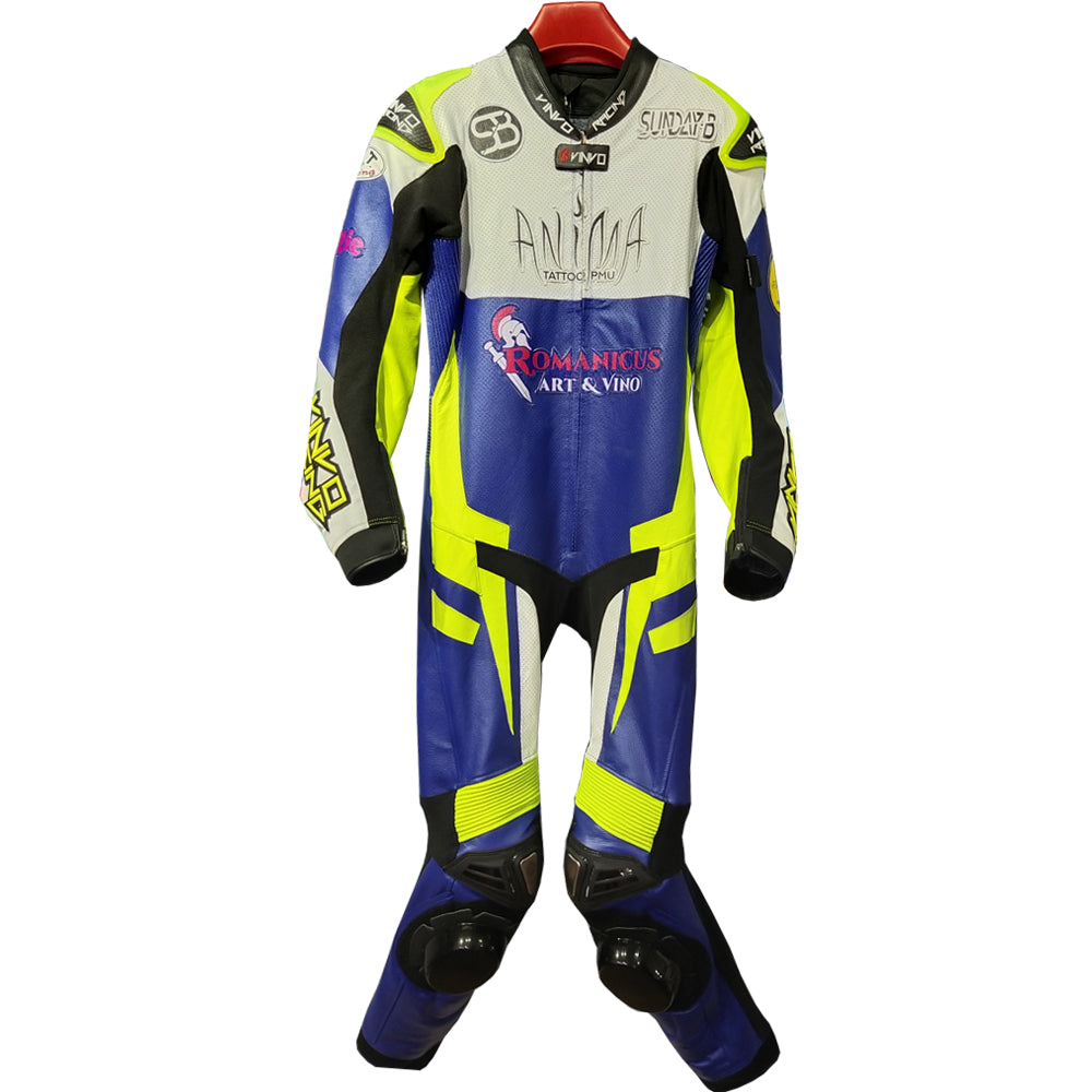 Custom Kangaroo Leather Race Suit