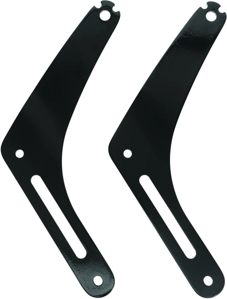 Kuryakyn Fixed Mounts Multi-Purpose Driver & Passenger Backrest 18-Up Softail Black (7086)