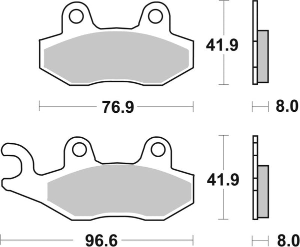 Brembo Brake Pads (07YA21SA)