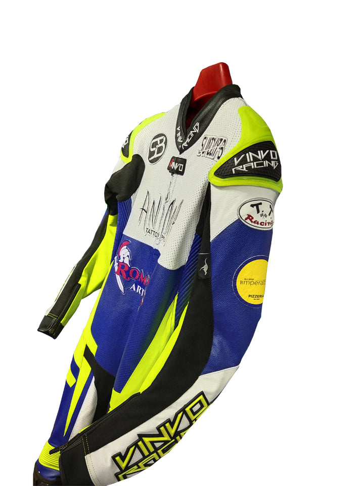 Custom Kangaroo Leather Race Suit