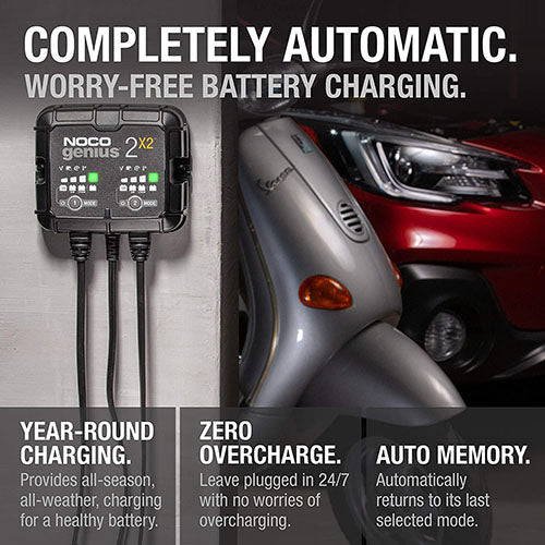 NOCO GENIUS2X2 2-Bank 4A Battery Charger