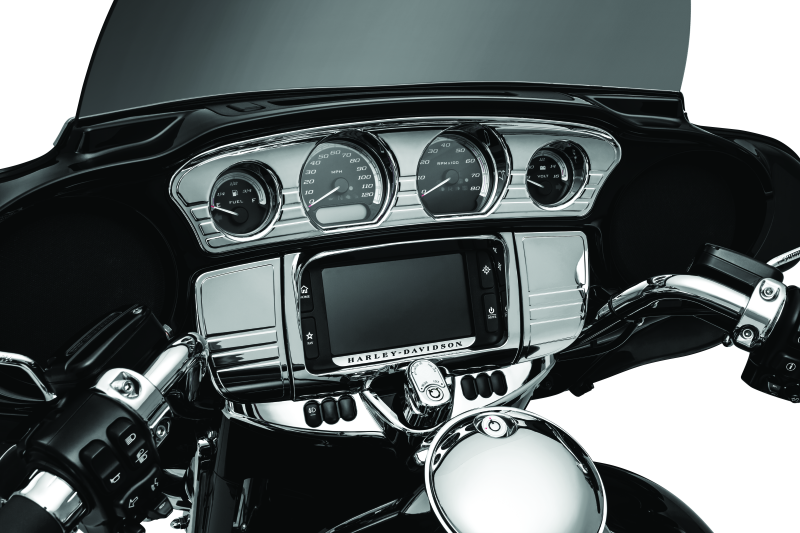 Kuryakyn Tri-Line Gauge Trims 14-Up Touring Models