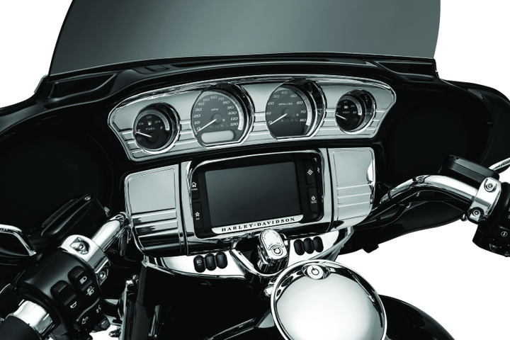 Kuryakyn Tri-Line Gauge Trims 14-Up Touring Models