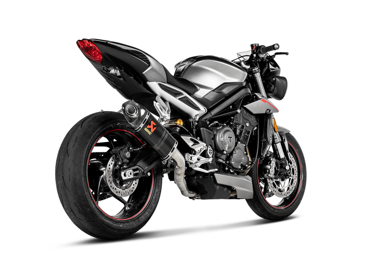 Akrapovic Slip-On Exhaust Triumph Street Triple 765 R / RS / S 2017-2019
