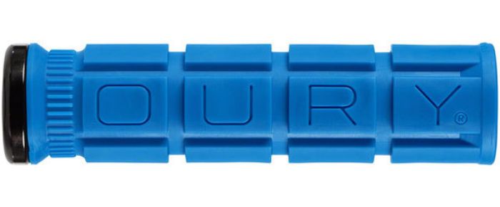 Oury Single-Clamp Lock-On Grips (Off-Road) — Blue