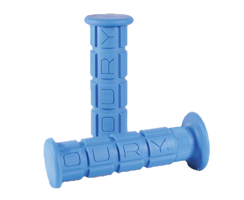 Oury Single-Clamp Lock-On Grips (Off-Road) — Blue