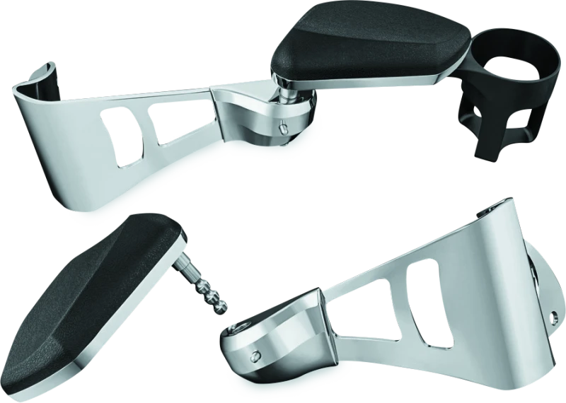 Kuryakyn Passenger Armrests 14-Up Touring and Tri Glide Chrome