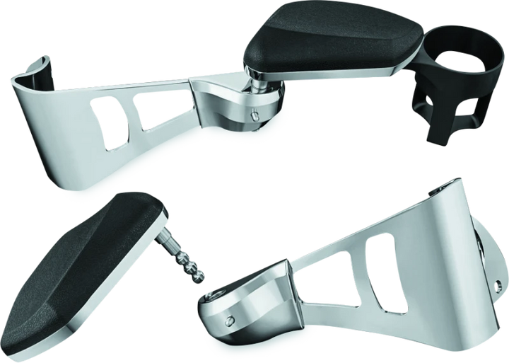Kuryakyn Passenger Armrests 14-Up Touring and Tri Glide Chrome