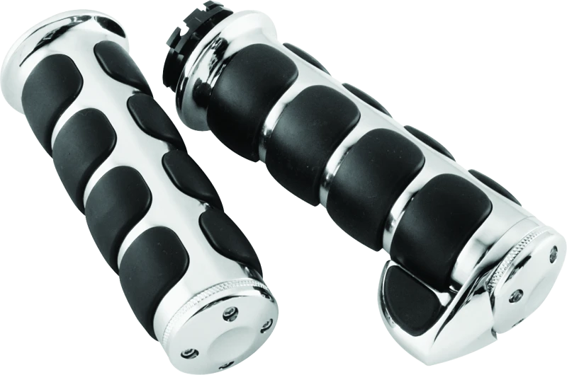 Kuryakyn Premium ISO Grips With Throttle Boss Dual Cable
