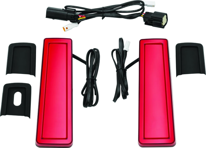 Kuryakyn Tracer Filler Panel Lights Red Lens