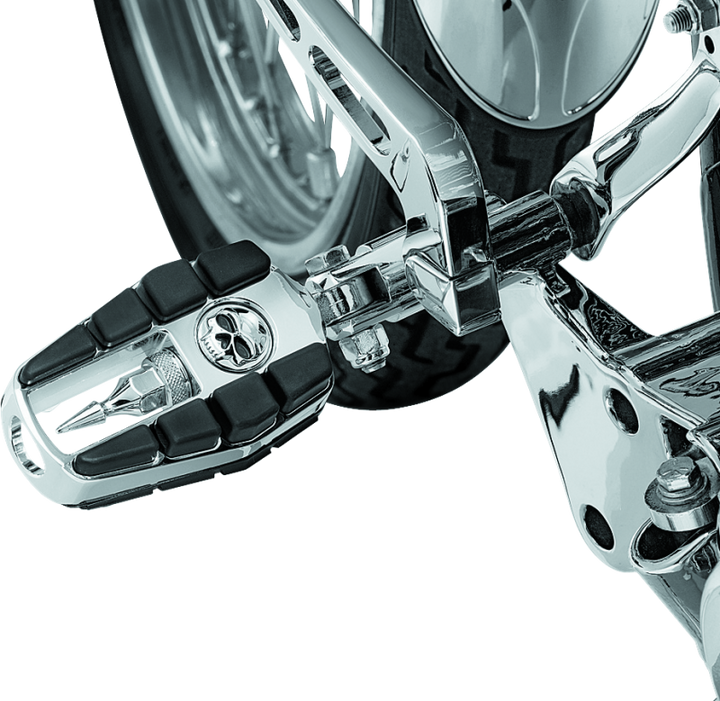 Kuryakyn Zombie Pegs With Male Mount Chrome