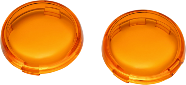 Kuryakyn Bullet Style Lens For Harley-Davidson Amber