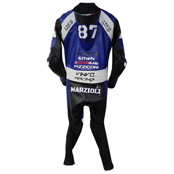 Custom Kangaroo Leather Race Suit