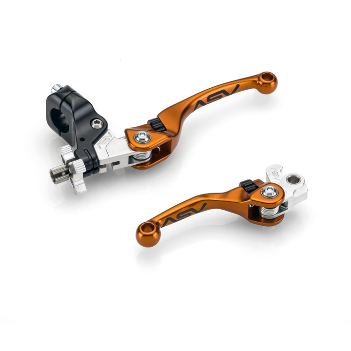 F4 Series Brake and Clutch Lever Pair Pack w/ Perch 