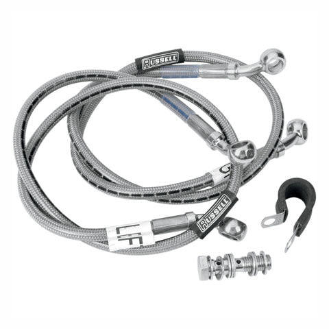 Russell Front Brake Line Kit — 91-94 CBR600F2 (Two-Line Racer)