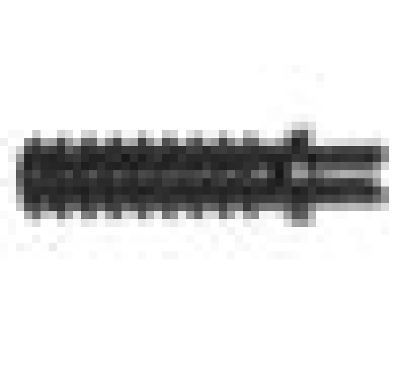 Vortex Rearsets Replacement Foot Peg with End Plug — Black (RSP04BK)